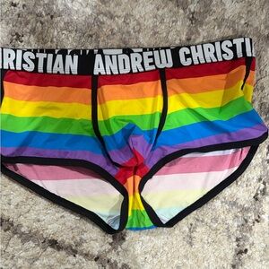 Andrew Christian Pastel Stripe Briefs